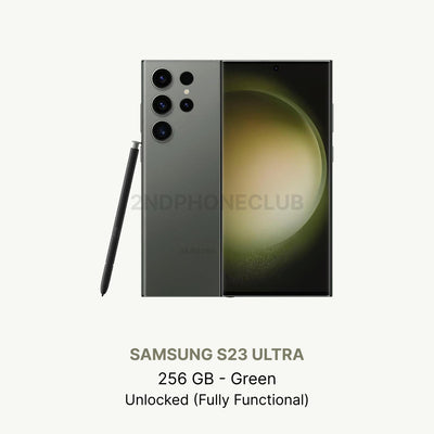 Samsung Galaxy S23 Ultra Phantom Black — refurbished and unlocked