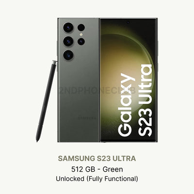 Samsung Galaxy S23 Ultra Phantom Black — refurbished and unlocked
