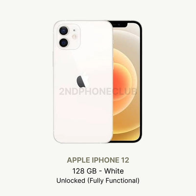 iphone 12 Black — Premium — refurbished and unlocked