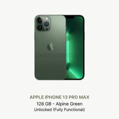 iphone 13 Pro Max Sierra Blue — refurbished and unlocked