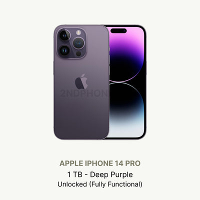 iphone 14 Pro Gold — refurbished and unlocked