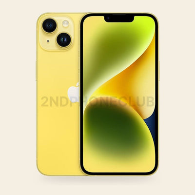 iPhone 14 Yellow — Premium — refurbished and unlocked