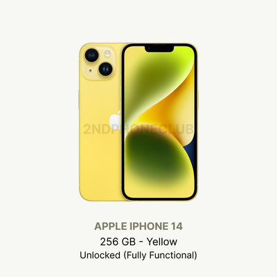 iphone 14 Yellow — refurbished and unlocked