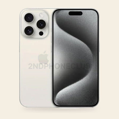 iPhone 15 Pro Max White Titanium — Value — refurbished and unlocked