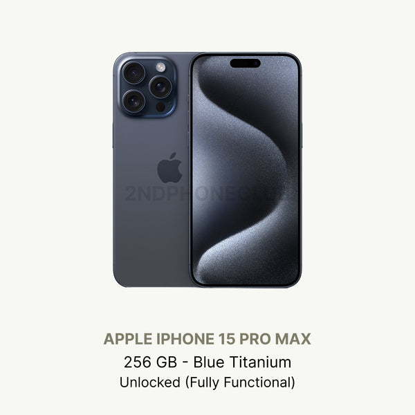 iphone 15 Pro Max Black Titanium