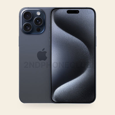 iPhone 15 Pro Max Blue — Value — refurbished and unlocked