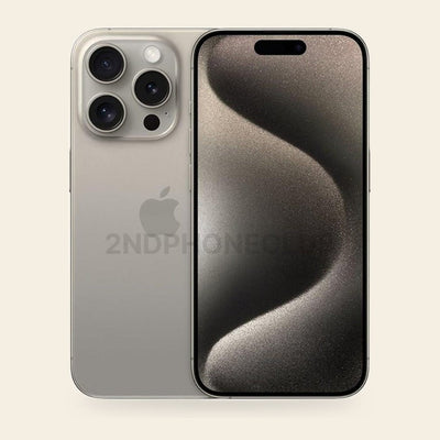 iPhone 15 Pro Max Natural Titanium — Value — refurbished and unlocked