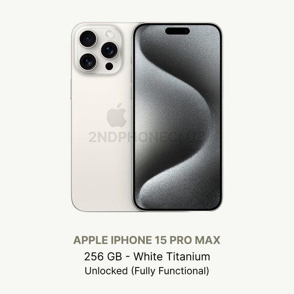 iphone 15 Pro Max Natural Titanium