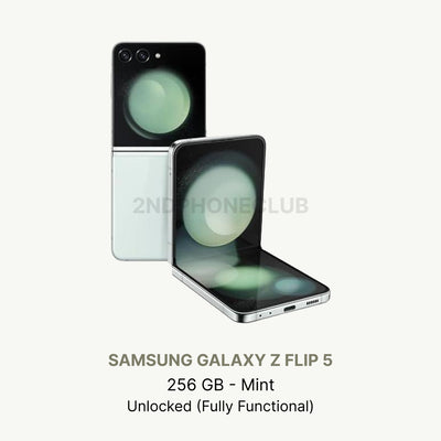 Samsung Galaxy Z Flip 5 Lavender — refurbished and unlocked