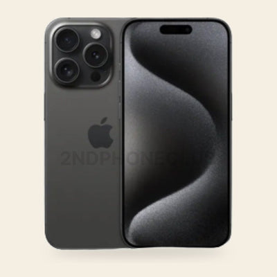 iPhone 15 Pro Black Titanium — Value — refurbished and unlocked