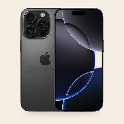 iPhone 16 Pro Black Titanium — Value — refurbished and unlocked