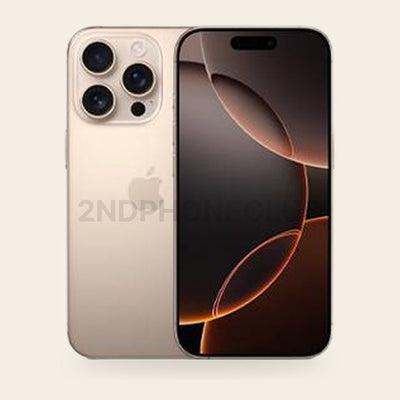 iPhone 16 Pro Desert Titanium — Premium — refurbished and unlocked