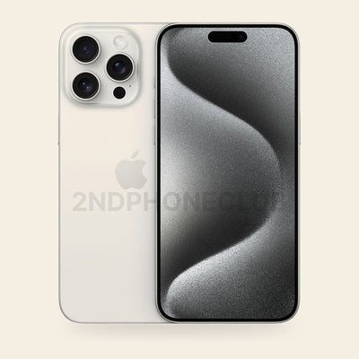 iPhone 16 Pro White Titanium — Premium — refurbished and unlocked