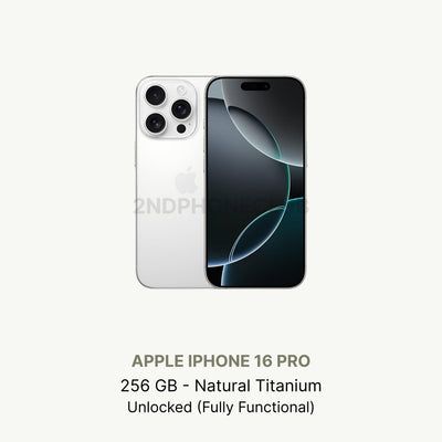 iPhone 16 Pro Desert Titanium — refurbished and unlocked