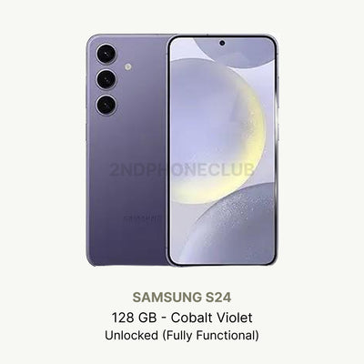 Samsung S24 Ultra Violet — refurbished and unlocked