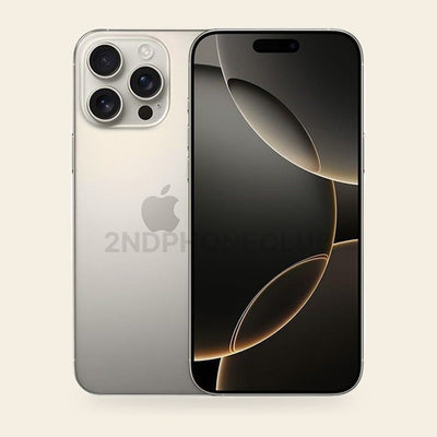 iPhone 16 Pro Max Natural Titanium — Value — refurbished and unlocked