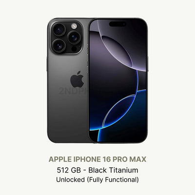 iPhone 16 Pro Max White Titanium — Value — refurbished and unlocked
