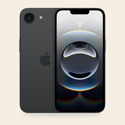 iPhone 16e Black — Premium — refurbished and unlocked